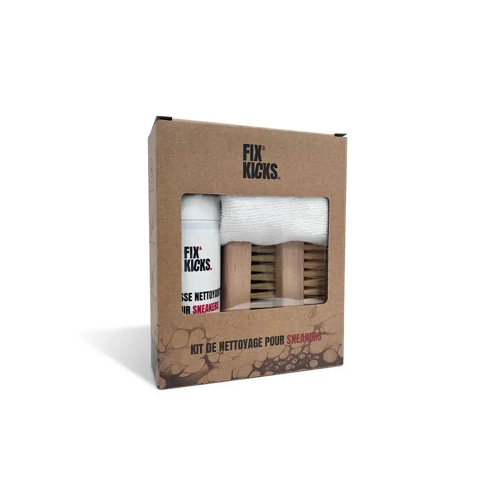 Pack - Kit Nettoyant Sneakers Multi-Matières + 2 paires d'embauchoirs FIX'KICKS